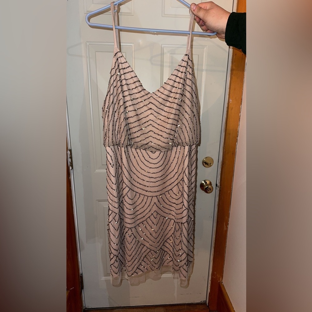 Adrianna Papell dress in light pink, size 12, never worn